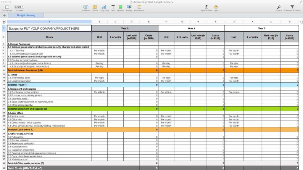 How To Make A Budget Spreadsheet In Google Docs