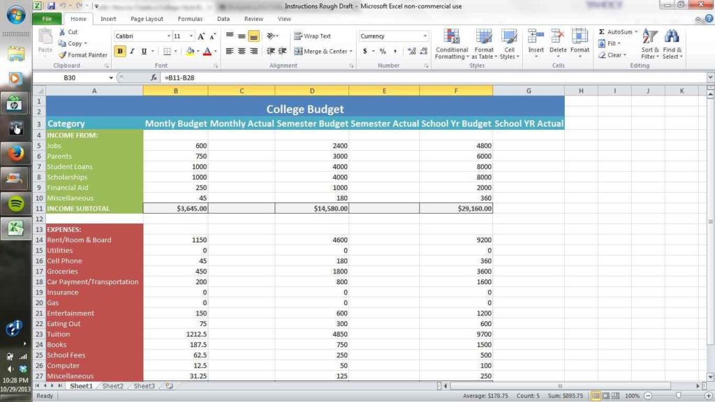 how-to-set-up-an-excel-spreadsheet-db-excel