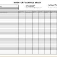 Inventory Control Spreadsheet Template Free