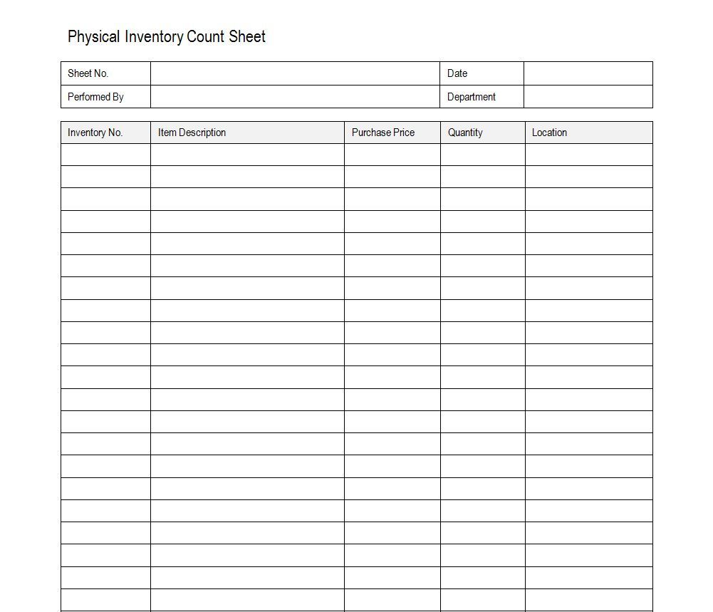 Inventory Tracking Sheet Template Db excel