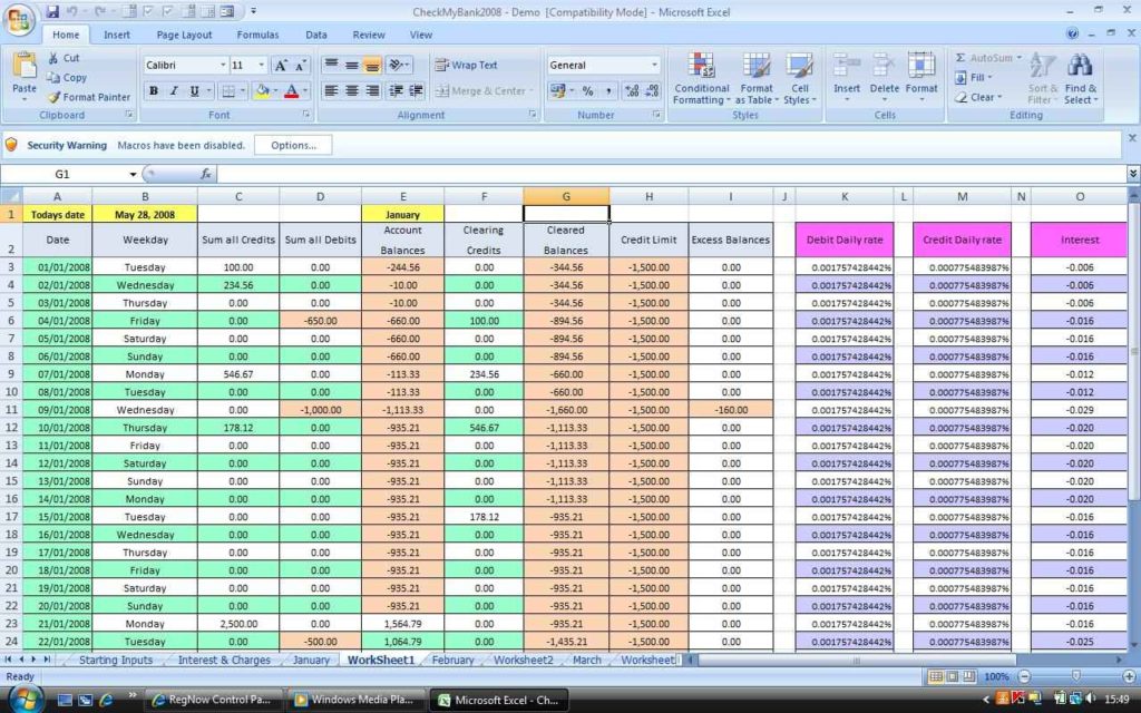 spreadsheets with microsoft excel