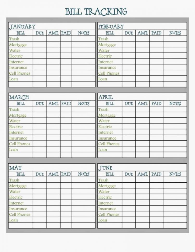 Money Tracker Excel Sheet