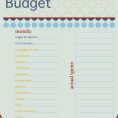 Monthly And Yearly Budget Spreadsheet Excel Template