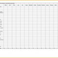 Monthly Bill Spreadsheet Template Free