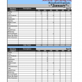 Monthly Business Expense Worksheet Template