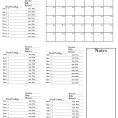 Monthly Expense Worksheet Excel