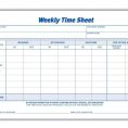 Monthly Timesheet Template Word
