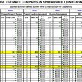 Mortgage Loan Comparison Excel Spreadsheet