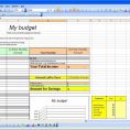 Personal Budget Spreadsheet In Excel