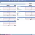 Personal Budget Spreadsheet Template Excel