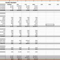 Personal Financial Budget Excel Worksheet