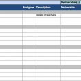 Project Management Template Excel