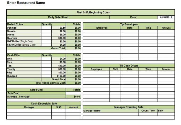 Restaurant Inventory Spreadsheet Template Free — db-excel.com