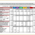Sample Budget Worksheet Excel