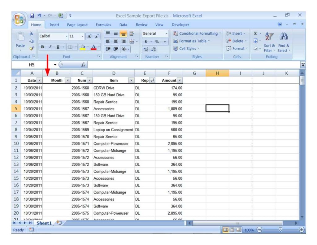 Sample Spreadsheet Data — db-excel.com