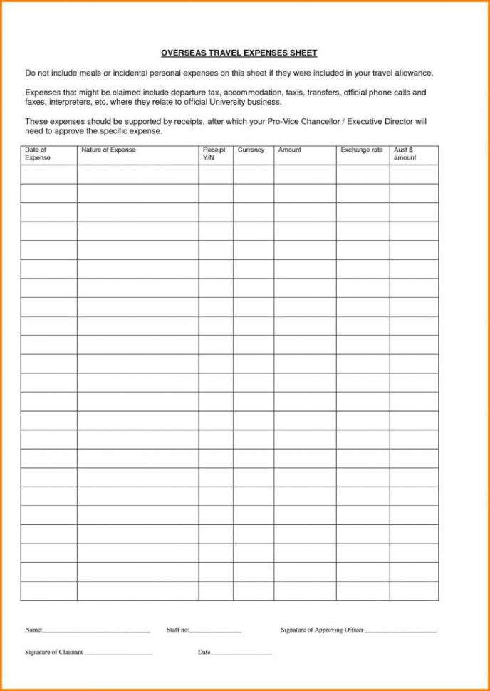 Small Business Expense Tracking Spreadsheet