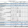 Spreadsheet For Business Plan