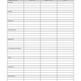 Spreadsheet Template For Budget