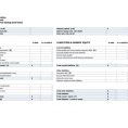 Spreadsheet Template For Business Expenses