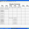Tape Backup Schedule Spreadsheet Template