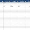 Task Tracking Spreadsheet Template
