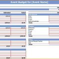 Wedding Budget Excel Spreadsheet Template