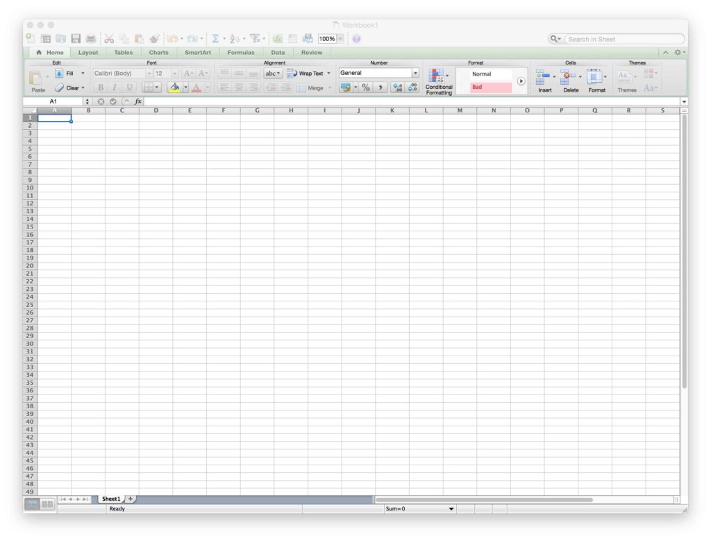 spreadsheet todo list