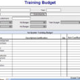 Budget Forms Templates