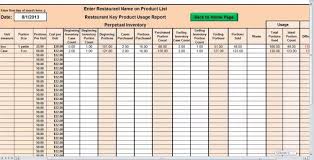 Excel Inventory Template