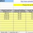 Inventory Control Excel Template