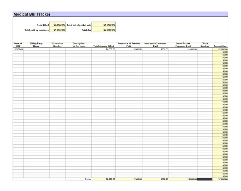 Billing Spreadsheet Template Bill Spreadshee Invoice Template Xls