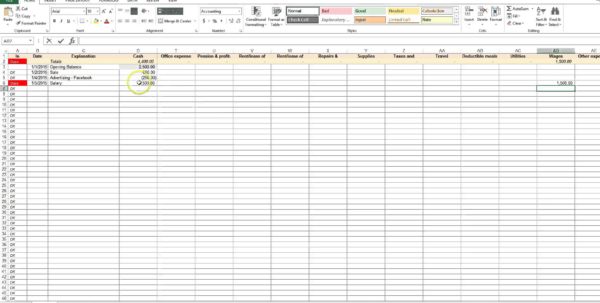 Simple Spreadsheet For Income And Expenses