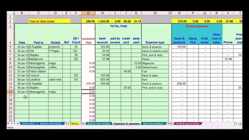 accounting journal template excel — db-excel.com