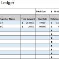 Accounts Payable And Receivable Template Excel