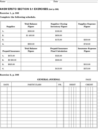 Blank Accounting Worksheet Excel