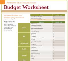 Budget Plans For College Students