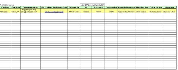 invoice in excel form Spreadsheet Template Tracking Tracking Applicant