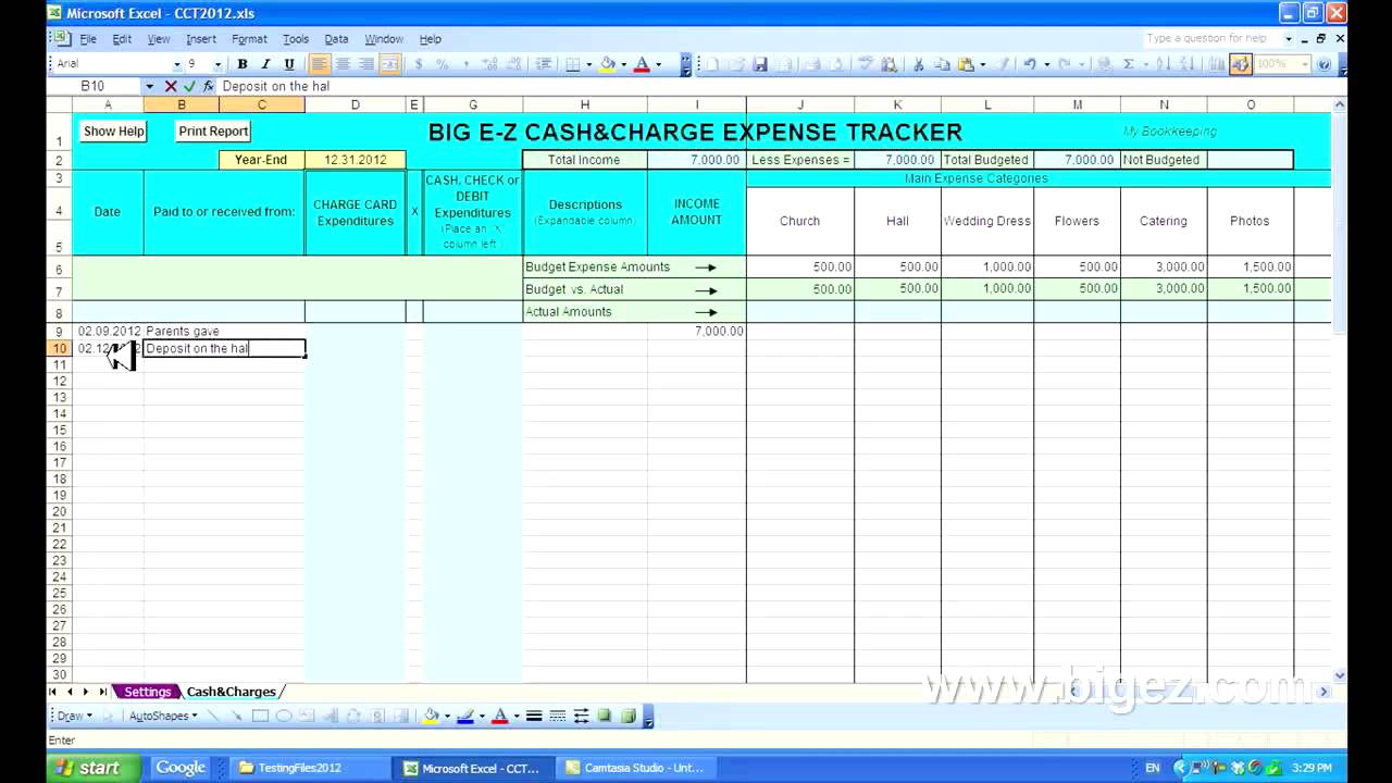 Excel Spreadsheet To Keep Track Of Payments
