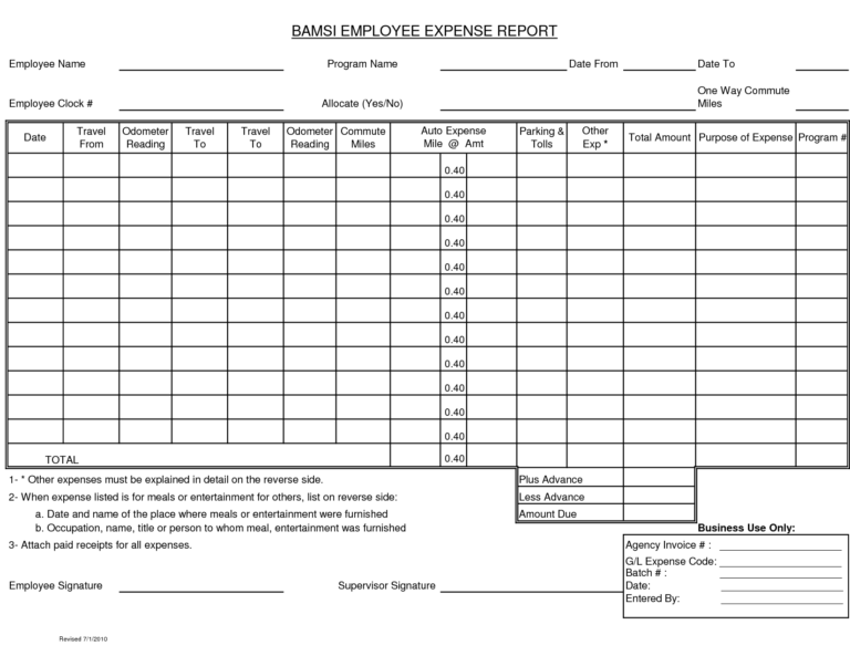 Yearly Expense Report Template — db-excel.com