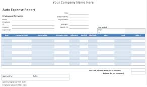 Expense Report Templates