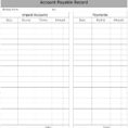 Account Payable Record Template