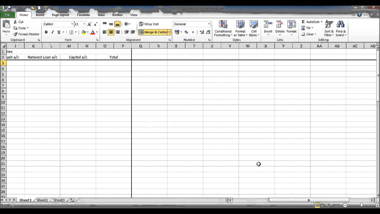 Accounting Excel Templates Free Download