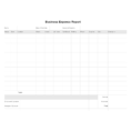 Generic Expense Report Template