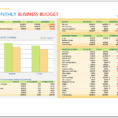 Monthly Budget Template Excel