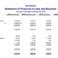 Personal Income And Expense Statement Template