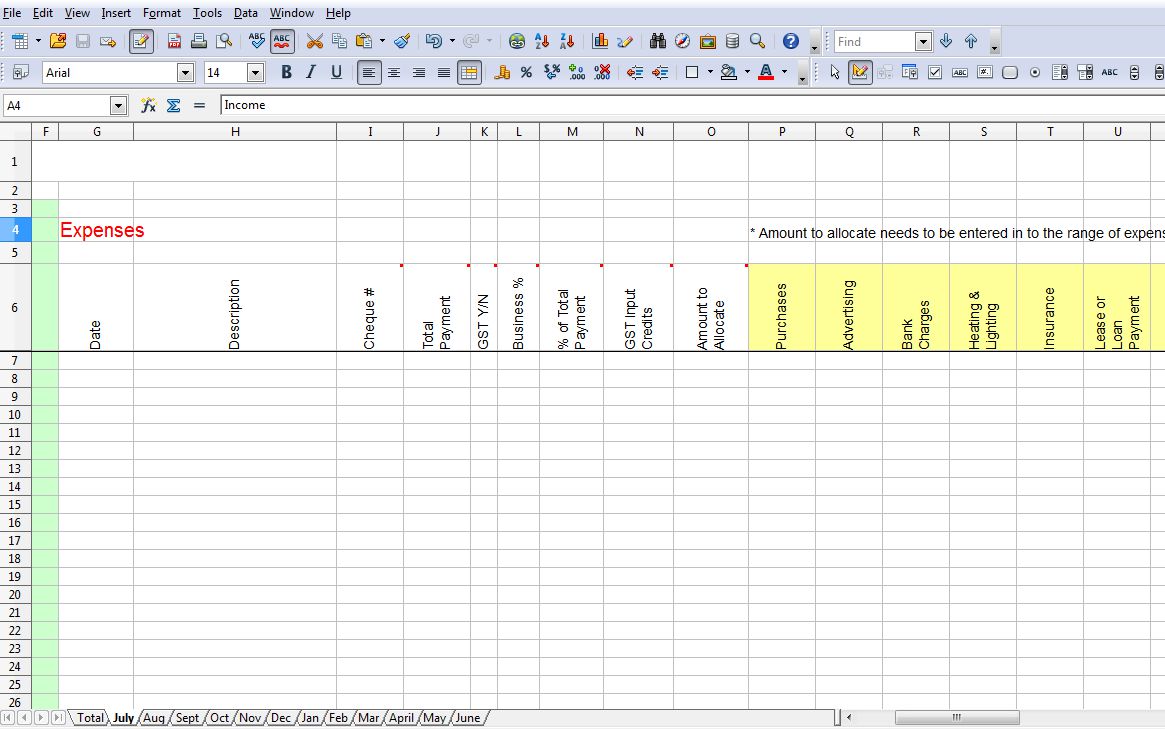 Spreadsheet For Tax Expenses — db-excel.com