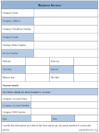 Business Forms Invoices