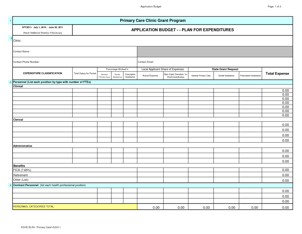 Credit Card Spreadsheet Template