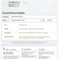 Domain Name Invoice