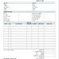 Invoice Formats For Professional Services
